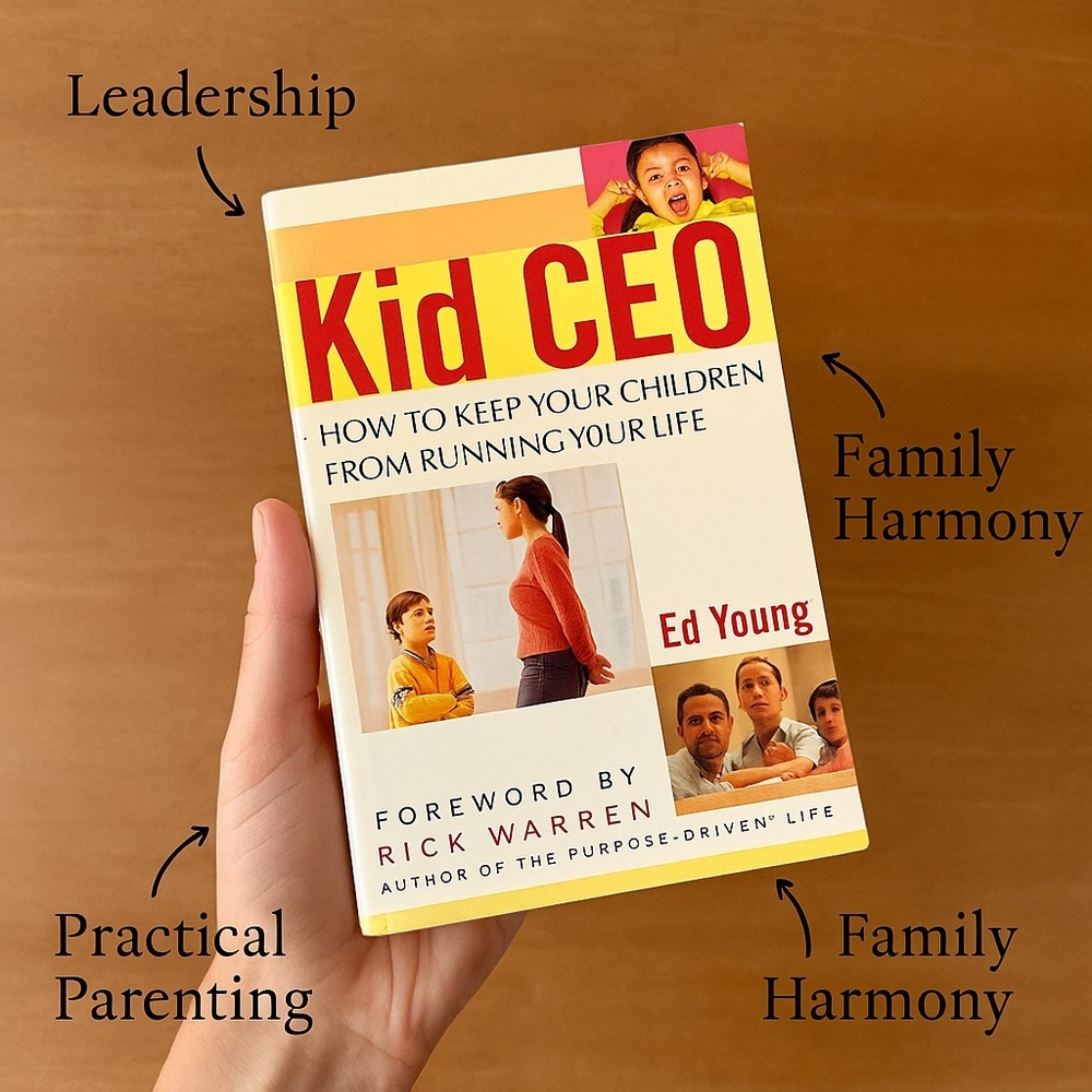 📚3 X $15 Kid CEO by Ed Young | Family Leadership & Boundaries Paperback